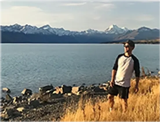 Lakeside on the South Island of New Zealand